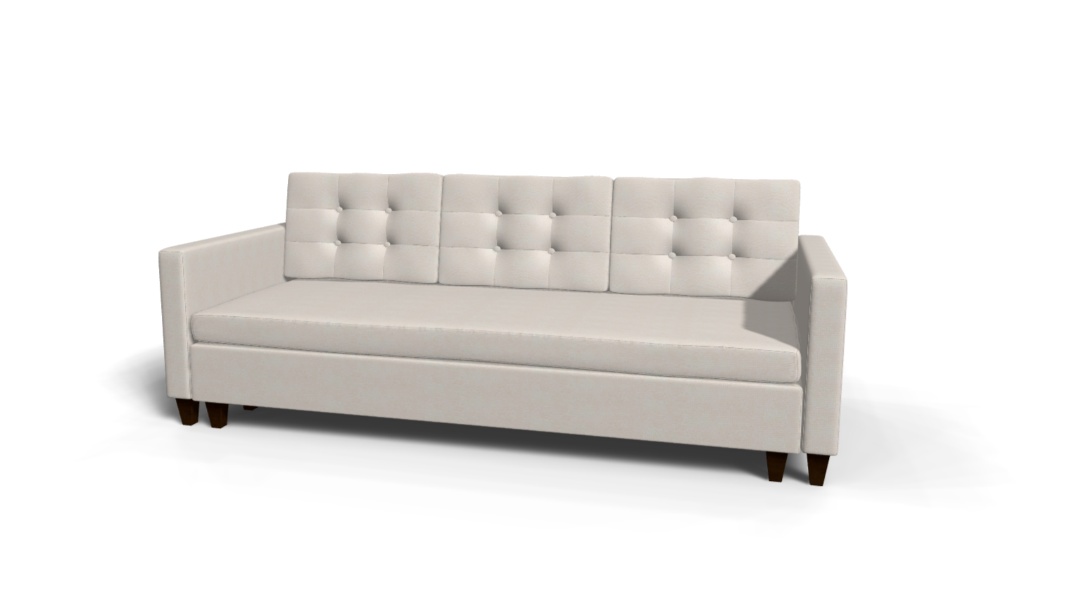 Canapea extensibila Alto, 3 locuri, lada depozitare, peste 100 culori disponibile, dimensiune pe comanda de la 210x95cm