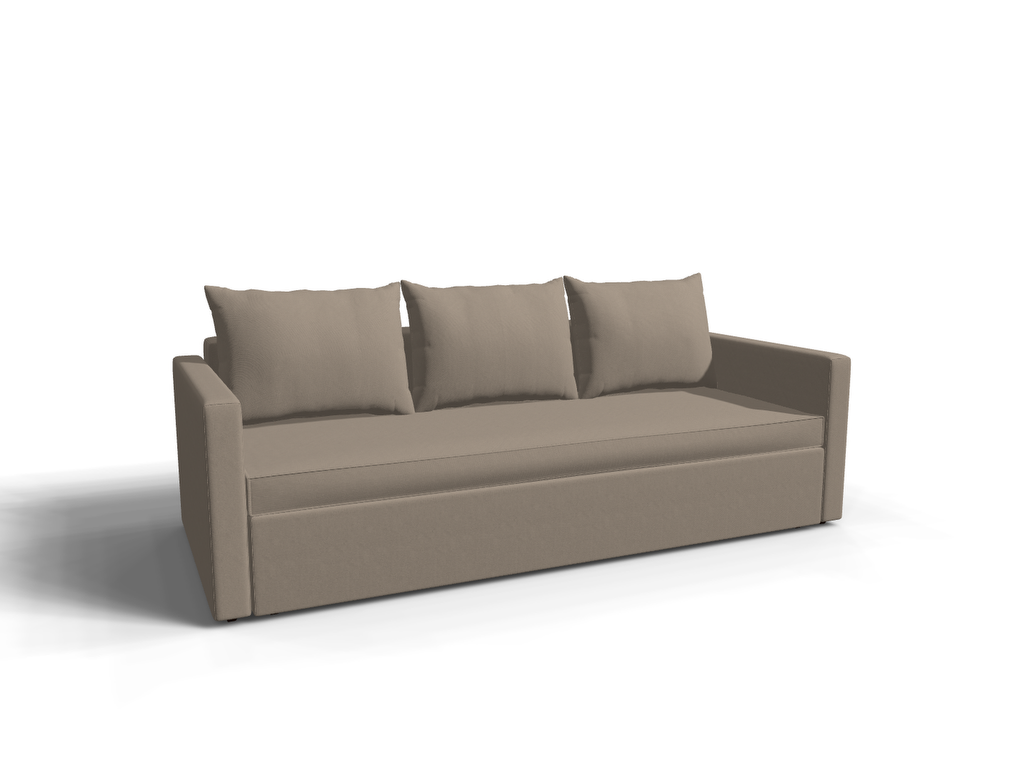 Canapea extensibila Aria, 3 locuri, peste 100 culori disponibile, dimensiune pe comanda de la 210x95cm