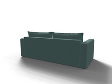 Canapea extensibila Falco, 3 locuri, peste 100 culori disponibile, dimensiune pe comanda de la 210x85cm - SofaMix.ro