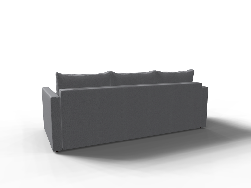 Canapea extensibila Lima, 3 locuri, lada depozitare, peste 100 culori disponibile, dimensiune pe comanda de la 210x95cm