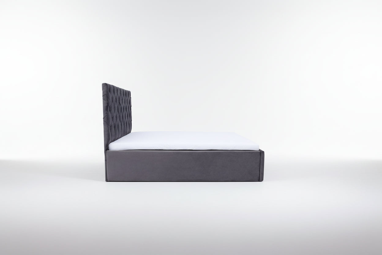 Pat cu lada depozitare Chesterfield Paturi tapitate OneLiving.ro (6079756501167)